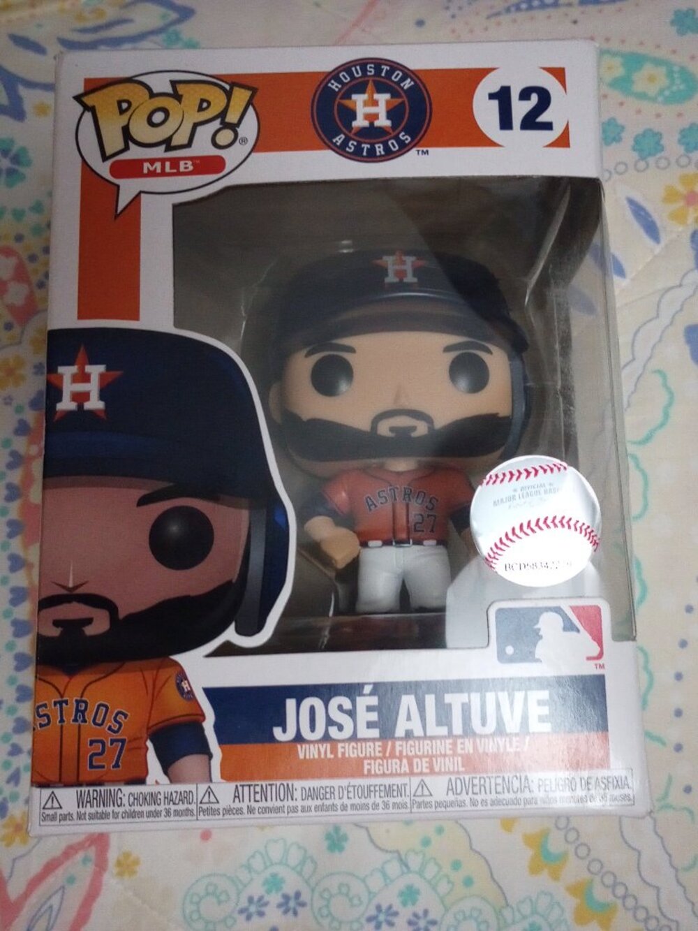 Jose Altuve Funko Pop! Orange Jersey MLB Houston Astros, New in Box